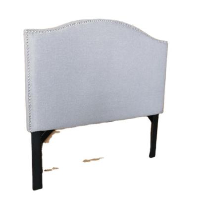 China Customized Sizes And Colors Tufted Plain Upholstery Filler Well Headboard With Assembled Metal Legs Low Price For Wholesale for sale