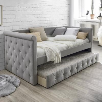 China Wholesale Luxury Gray Storage Furniture Daybed Indoor Modern Simple Design Sofa Daybed for sale