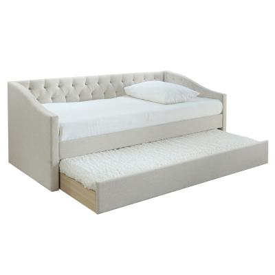 China Storage Factory Hot Sale Spaces SavingSofa With High Quality Oatmeal White Single Bed Sofa Bed for sale