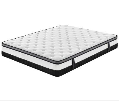 China Low Price Collapsible Euro Factory Direct Top Pocket Spring Memory Foam Middle Soft King Mattress In A Box for sale