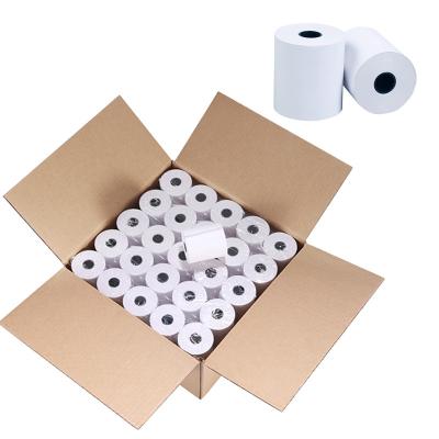 China POS Machine Low Price 80*80mm 49M Cash 70Gsm Register Till Receipt Tape Printing Papel Termico POS Terminal Blank Thermal Paper Rolls for sale