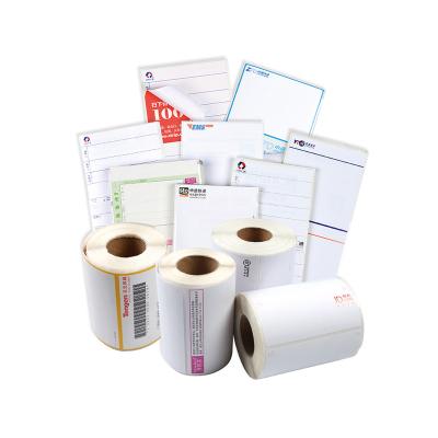 China Hot Selling Waterproof All Kinds Of Self Adhesive Thermal Printing Paper Label Sticker Roll for sale