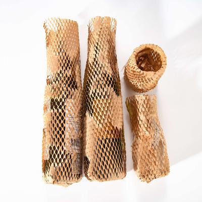 China High Quality Recyclable Custom Size Biodegradable Kraft Honeycomb Kraft Paper Biodegradable Wrapping Paper for sale