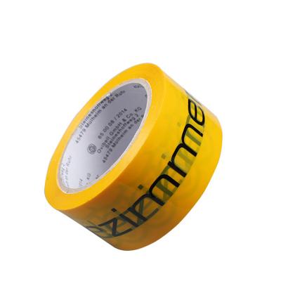 China Custom Transparent Clear Wrapping Tape Adhesive Boop Easy Tear Silent Waterproof Wrapping Tape for sale