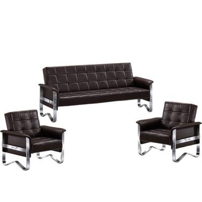 China Cheap Custom Commercial Leather Waiting Room Furniture Office Sofa Foldable for sale