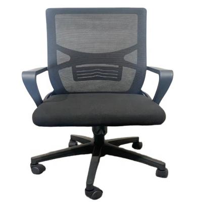 China Other Modern High Quality Mid Back Staff Mesh Swivel Office Chair Mesh Back Chair Wholesale for sale