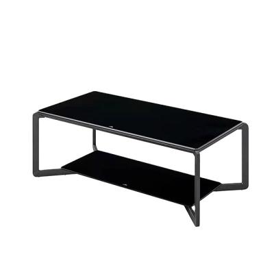 China Tempered glass modern contemporary coffee living room design side table tea table for sale