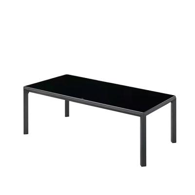 China Modern creative metal collection tempered glass tea table tea table stainless steel coffee table small for sale