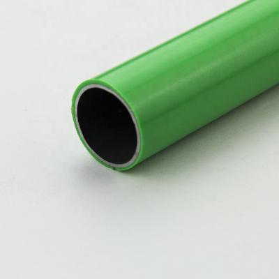 China High Quality Flexible Rack System 2019 ABS Coated Waste Steel Pipe With Green Color for sale