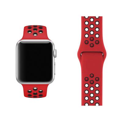 China Hot Seller Classic Silicone Rubber Quick Release Apple Watch Strap Quick Release Apple Watch Band For iWatch 7 6 5 4 3 2 1 Se for sale