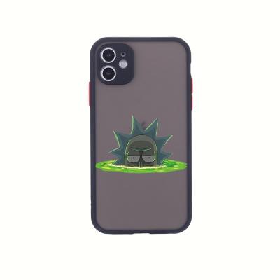 China Shockproof Creative Rick And Morty Suitable For Apple 12pro Transparent Funny Cover Device xrTPU7G/11 Phone Case for sale