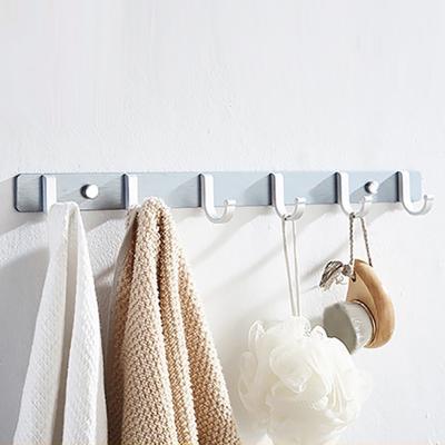 China Factory Direct Sales Modern Furniture Aluminum Over The Hook Rack Towel Hanger Wall Mounted Towel Shelf for sale