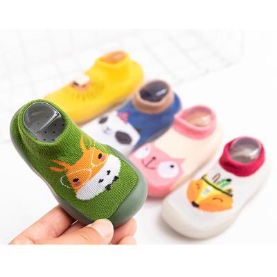 China QUICK DRY Baby Socks Rubber Sole Home Wear 0-3Y Toddler Learning To Walk Shoes Infant Anti-Slip Floor Socks for sale