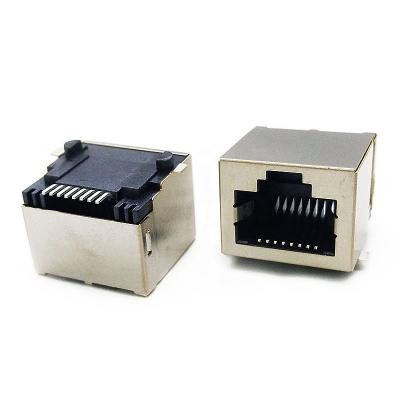 China Modular Jacks RJ45 SMT 8p8c Right Angle with Shielded and NON-EMI 56SMT for sale