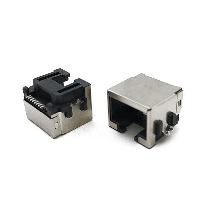 China Network RJ45 Female SMT Connector 8p8c H=8.6mm with Shielded 5J66 for sale