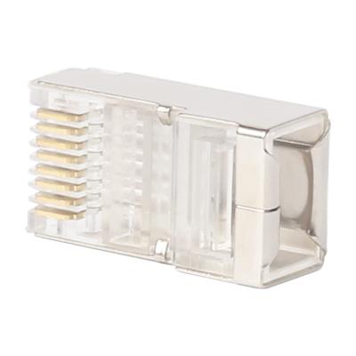 China Modular Telephone Cable CAT5E Plug Male RJ45 8P8C Shielded for sale