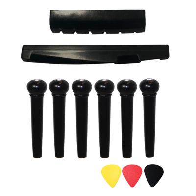 China Plastic GUITAR Guitar String Nails Acoustic Guitar Bridge Pins for Six String Acoustic Guitars for sale