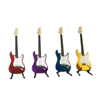 China Factory Price 24 Bands Fret Electric Guitar Colorful Acoustic Electric Guitars for sale