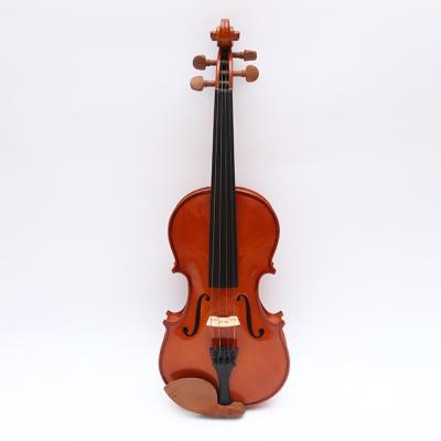 China Maple Carbon Fiber Tailpiece Student Solidwood Cheap Price Violin For Beginners With Ebony Fitted Accessories for sale