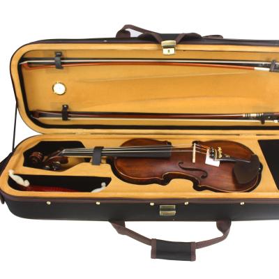 China Wholesale reasonable prices musical instrument violin hard case bag violin waterproof canvas and foam for sale