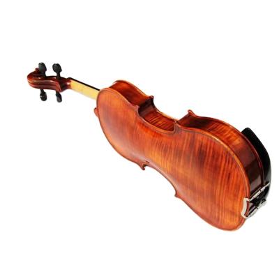 China Professional 4/4 Solid Seasoned Advanced Violin Flame Maple Handmade Fir LZS Oil Varnish Brown Violins With Case And Bow for sale