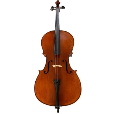 China Professional 4/4 Satin Varnish String High Quality Durable Acoustic Cello Lightweight Cello 4/4-1/10 for sale