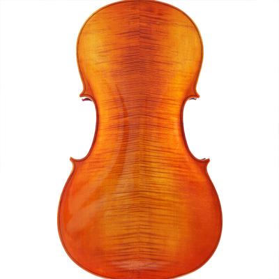 China Custom Oil Varnish Ebony Fingerboard Acoustic Handmade Professional Violin 4/4 Cello Made in China 4/4-1/8 for sale