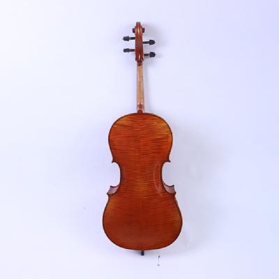 China Fir Customized Advanced Antique Key Oil Varnish Professional Ebony Wood 4/4-1/8 Cello for sale