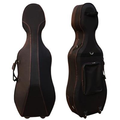 China High Quality Handmade Strong Cello Grip Straps Oxford Foam Cello Advanced Outdoor Hard Case 4/4 for sale