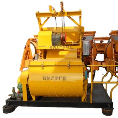 China Building Material Shops JS500 Concrete Mixer For Brick Machine Or Light Wall Panel Machine for sale