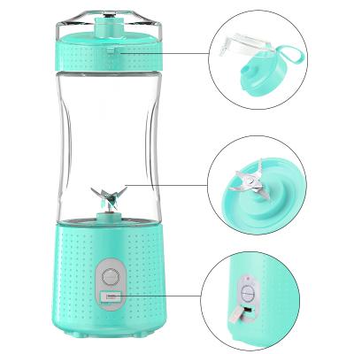 China Outdoor Portable Blender 380ml USB Rechargeable Blender for Shakes and Smoothies with 304 Stainless Steel Blade BPA Free for Home for sale