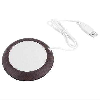 China Viable Wholesale Electric Beverage Pad USB Cup Warmer, Custom Logo Thermostatic Coffee Coaster Cup Warmer Office Home Use Heater for sale