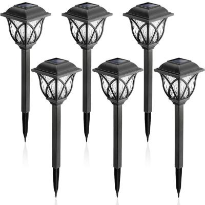 China Dropshipping 6-Pack LANDSCAPE Solar Garden Pathway Lights Polycrystalline Silicon 300mAh 44cm IP44 for sale