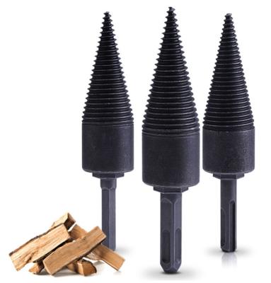 China Hot Selling Amazon Firewood Log Splitter Removable Drill Bit Wood Drilling Bit For Wood Drill Bit For Drill Screw Cone Heavy Duty Driver for sale