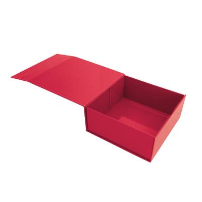 China Cheap Factory Price High Quality Handmade/Disposable Folding Red Gift Box For Valentine's Day for sale