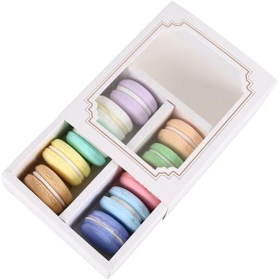 China High Quality Recycled Materials Gift Macaroon Cookie Product Packaging Custom Paper Box for sale