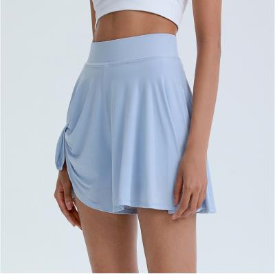 China Shorts Outdoor Fitness Womens Sportswear Breathable Gym Skirts Sports Workout Yoga Gym Skirts for sale