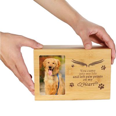 China Hot Sale Dogs Pet Coffin Pet Funeral Memorial Cinerary Ashes Eco-friendly Pet Urn for sale