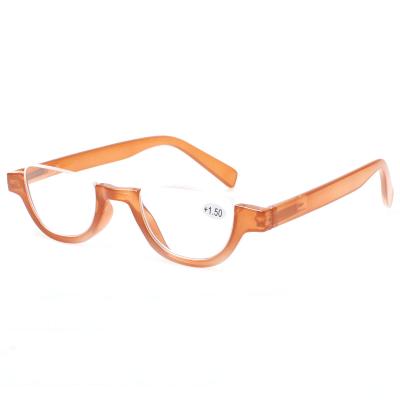 China Unisex Portable Reading Glasses Plastic Full Frame Half Reading Glasses Normal Reading Glasses for sale