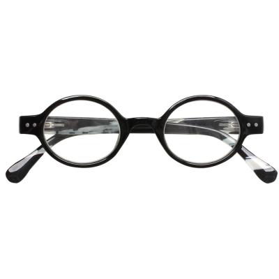 China Kerecsen Retractable Circular Spring Hinged Reading Glasses For Male And Female Color Readers for sale