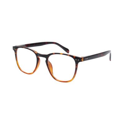 China Designer Thin PC Colorful Square Reading Glasses For Men Women for sale