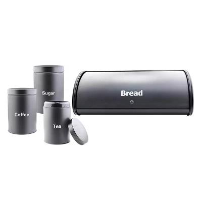 China Reliable and Good Freshness Keeping HausRoland Hot Sale Stainless Steel Bread Bin Rolling Bin Bread Cans High Capacity for sale