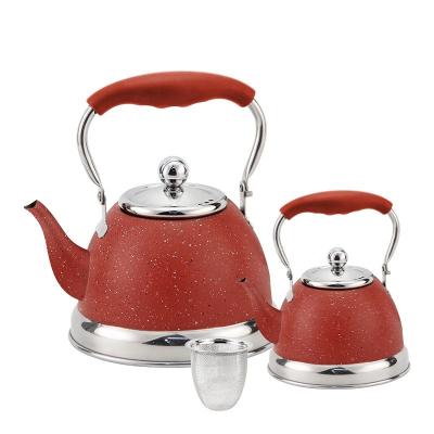 China HausRoland Long Handle Stocked Stainless Steel Mouth Brewing Coffee Slim Foldable Tea Kettle for sale