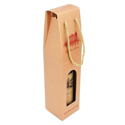 China Hot Sales OEM Paper Box Recyclable For Wine Folding Wine Bottle Shipping Box Customized Logo Wine Printed Luxury Corrugated Box for sale