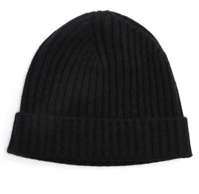 China Custom Winter 100 Knitted Striped Cashmere Logo Hats Hat and Beanie for sale