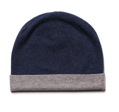 China Solid Color Striped Hot Selling Cashmere Knit Hat Winter Beanie Lady For Man And Women for sale