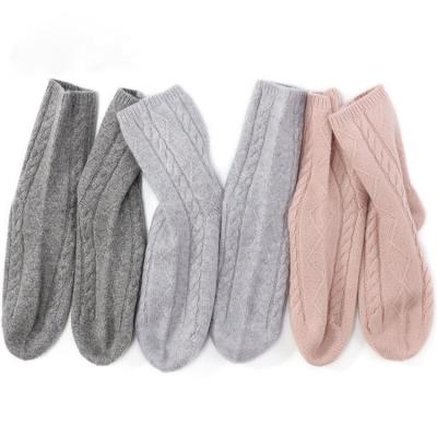 China QUICK DRY Thick Winter Heated Increase Comfortable Crew Socks Soft Cashmere Socks for sale