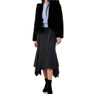 China Plus size 2020 hot women's denim skirt skirt skirt women's two-piece cashmere mini suit for sale