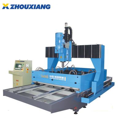 China Building Material Shops 12-50mm Hole 100mm Thickness Gantry Type CNC Drilling Machine For Steel Structures for sale