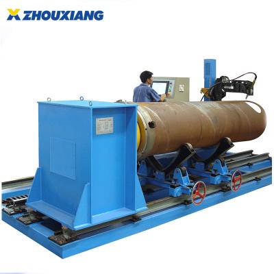 China 12000mm (according to customer's requirement) pipe plasma and flame steel metal cutting machine for sale